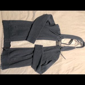 Heather Navy XS FIGS Essential hoodie 2.0